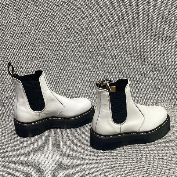 Dr. Martens White Chelsea Boots - Picture 6 of 16